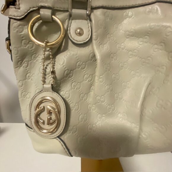 GUCCI GUCCISSIMA Leather GG Small  Sukey 2-Hobo Satchel COA with Crossbody Strap - Picture 15 of 15